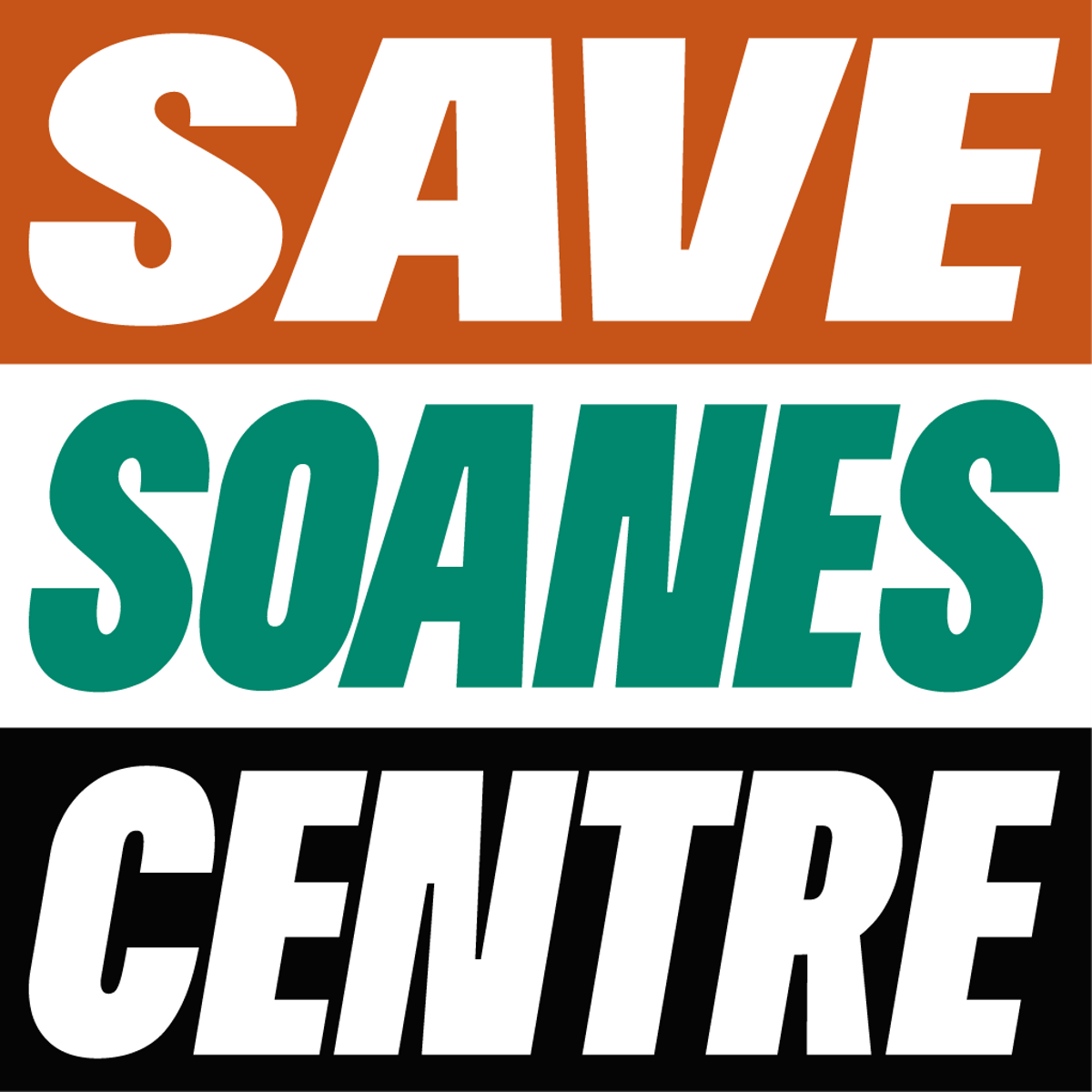 Save Soanes Centre logo